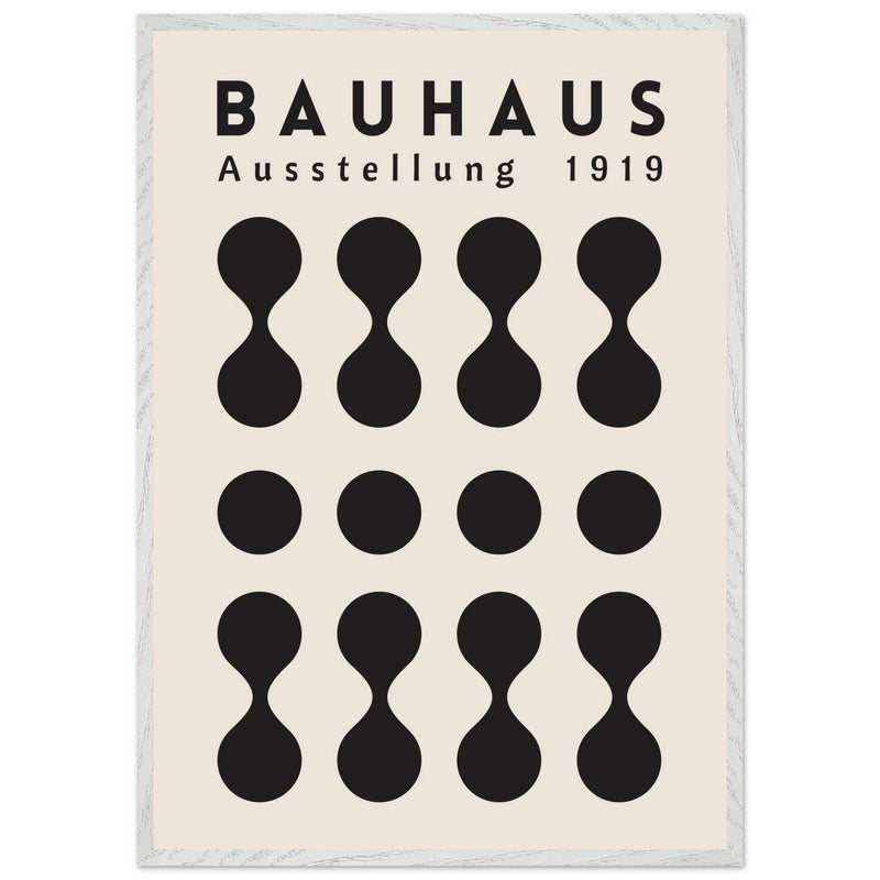 Bauhaus Ausstellung 1919 Abstract Movement Style Design Wall Art - Vibrantwalls