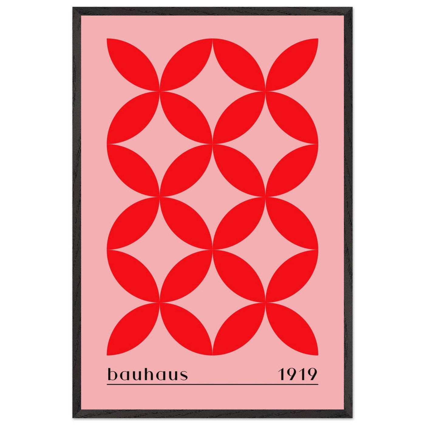 Bauhaus Minimalist Bold Red Geometric Design - Vibrantwalls