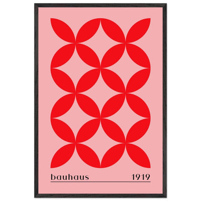 Bauhaus Minimalist Bold Red Geometric Design - Vibrantwalls