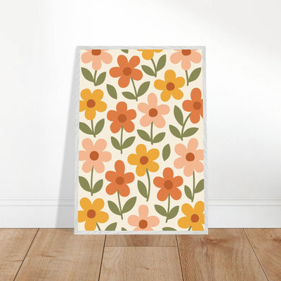 Retro Floral Dream - Vibrantwalls