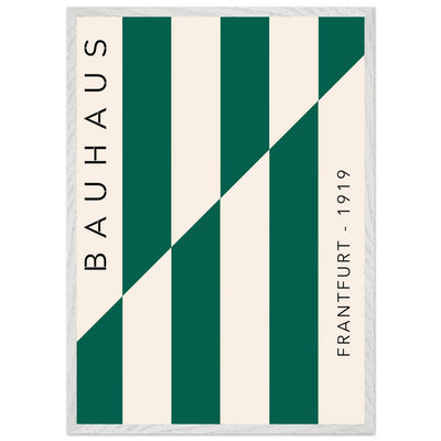 Bauhaus Emerald Green & Cream Modern - Vibrantwalls