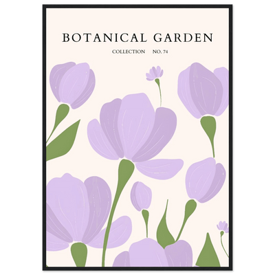 Botanical Garden Elegant Lavender Bloom Art Print - Vibrantwalls