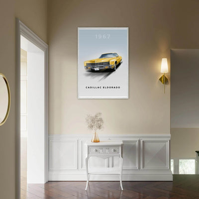 1967 Cadillac Eldorado - Iconic American Luxury Framed Poster | Premium Wall Art, Ready-to-Hang in Your Style - Vibrantwalls