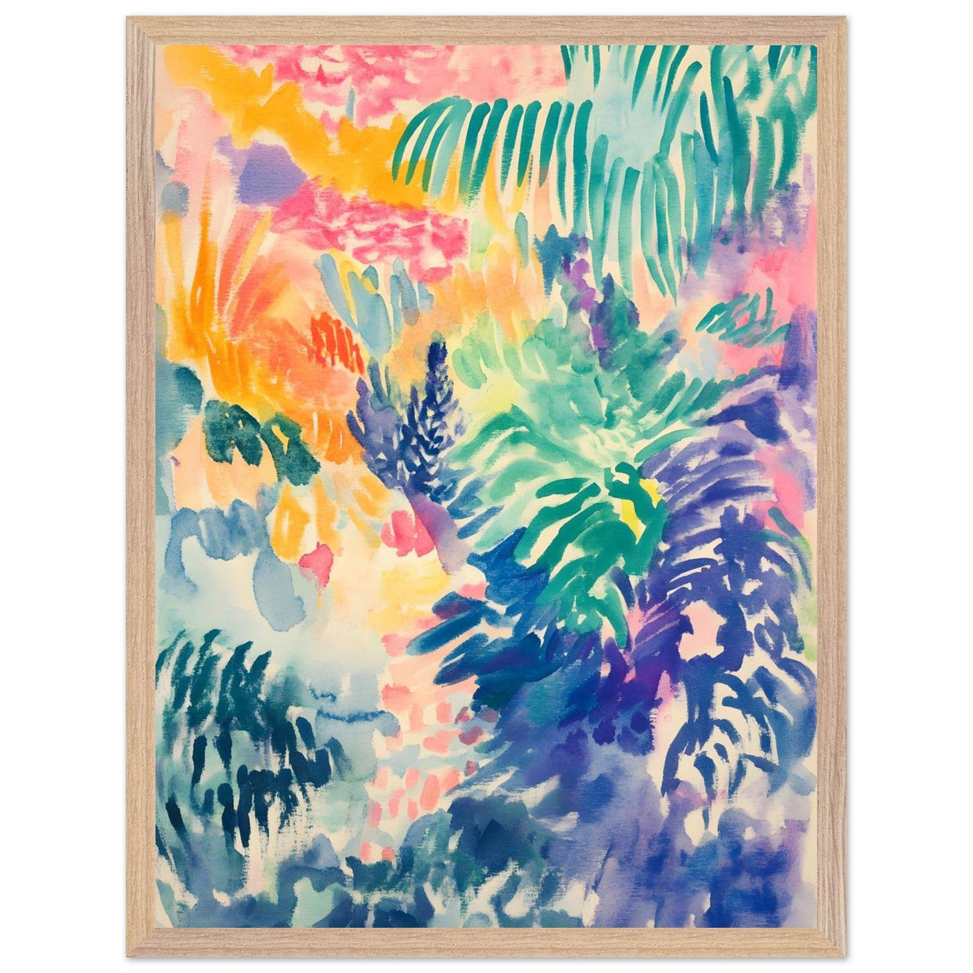 Abstract Floral - Vibrantwalls