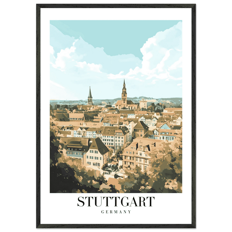 Stuttgart Germany Wall Art - Vibrantwalls