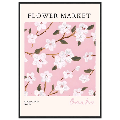 Sakura Pink Bloom Framed Poster – Delicate Floral Art Print | Ready-to-Hang in Your Choice of Frame - Vibrantwalls