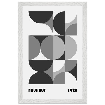Bauhaus 1928 - Geometric Monochrome - Vibrantwalls