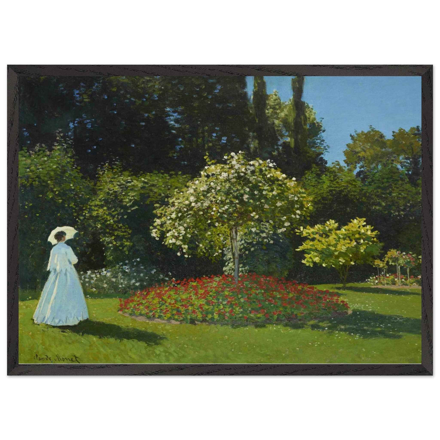 Woman in the Garden Art: Elegant Decor for Nature Lovers - Vibrantwalls