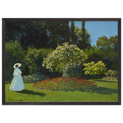Woman in the Garden Art: Elegant Decor for Nature Lovers - Vibrantwalls