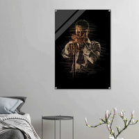 Connor McGregor Wall Art – Scribble Art Acrylic Print for Modern Dynamic Home Decor - Vibrantwalls