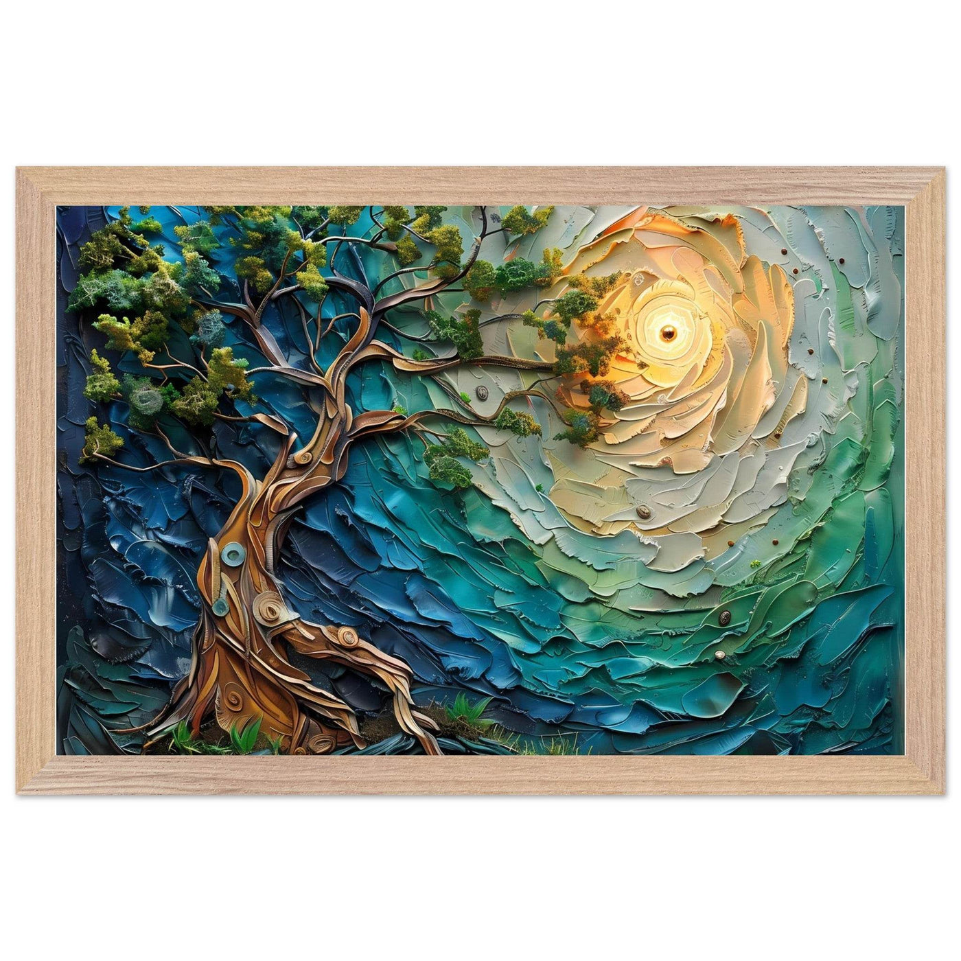Textured Tree of Life - Vibrantwalls