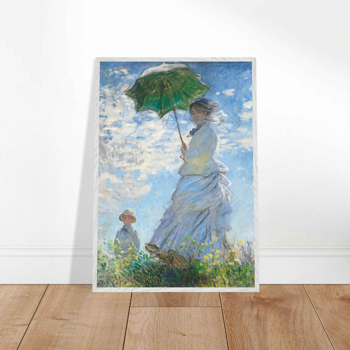 CWoman with a Parasol - Stylish Outdoor Sun Protection for Elegant Days - Vibrantwalls