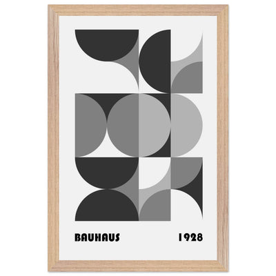 Bauhaus 1928 - Geometric Monochrome - Vibrantwalls