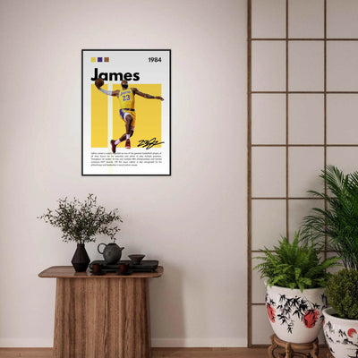 LeBron James King James Lakers Art Print - Vibrantwalls