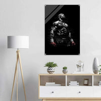 Connor McGregor Scribble Art Acrylic Print – Dynamic, Bold, Modern Sports Wall Decor in Multiple Sizes - Vibrantwalls