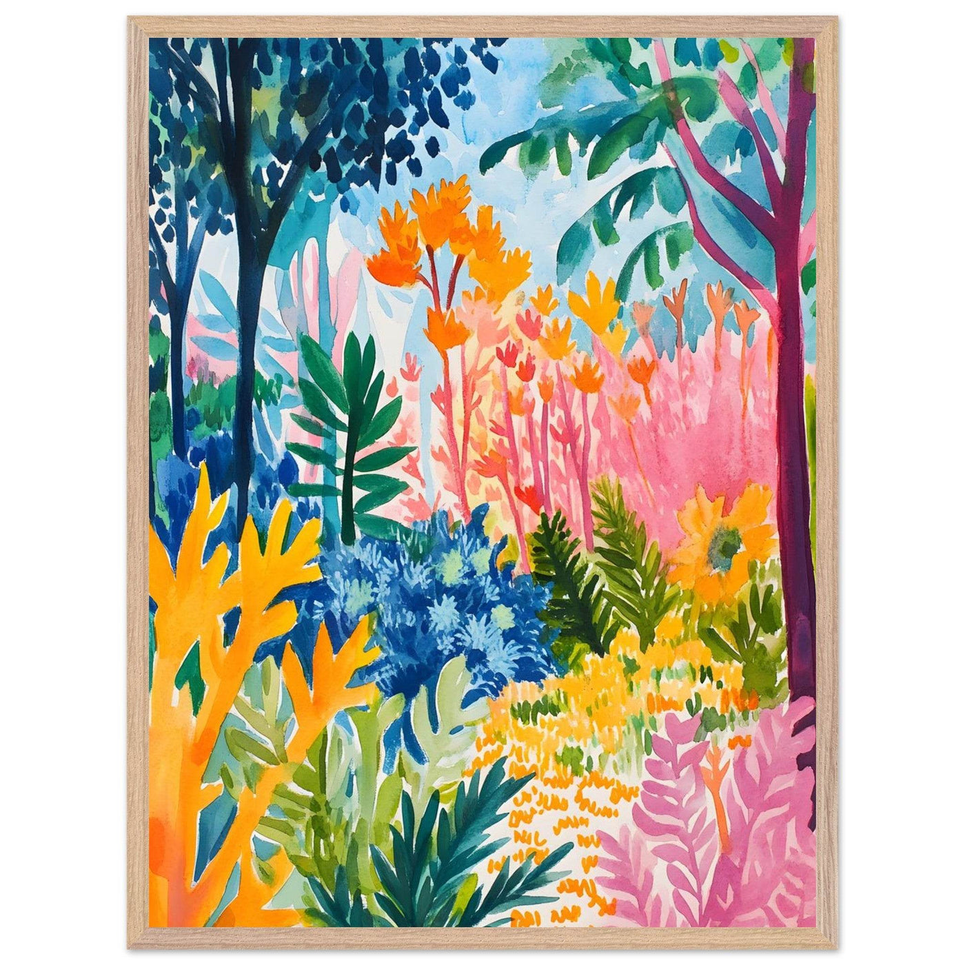 Vibrant Matisse Tropical Dreamscape - Vibrantwalls