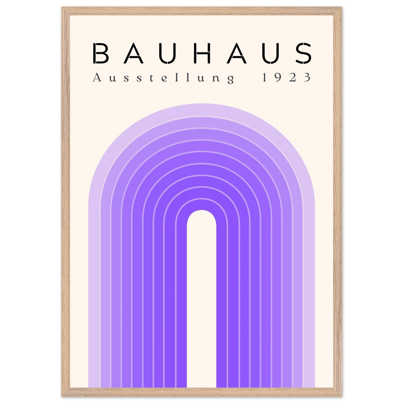 Bauhaus Ausstellung 1923 Violet - Vibrantwalls