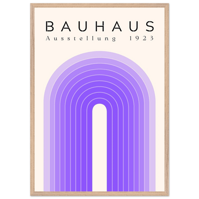 Bauhaus Ausstellung 1923 Violet - Vibrantwalls