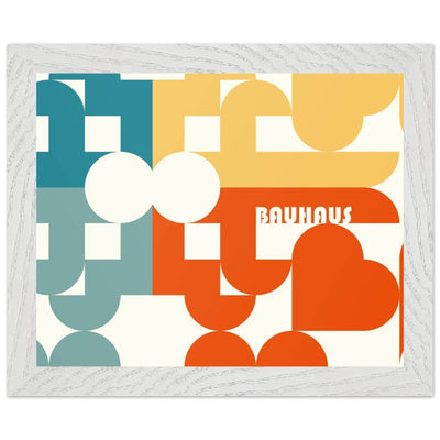 Bauhaus-Style Abstract Geometric Art - Vibrantwalls