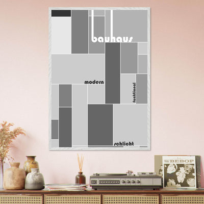 Bauhaus-Style Grid - Vibrantwalls