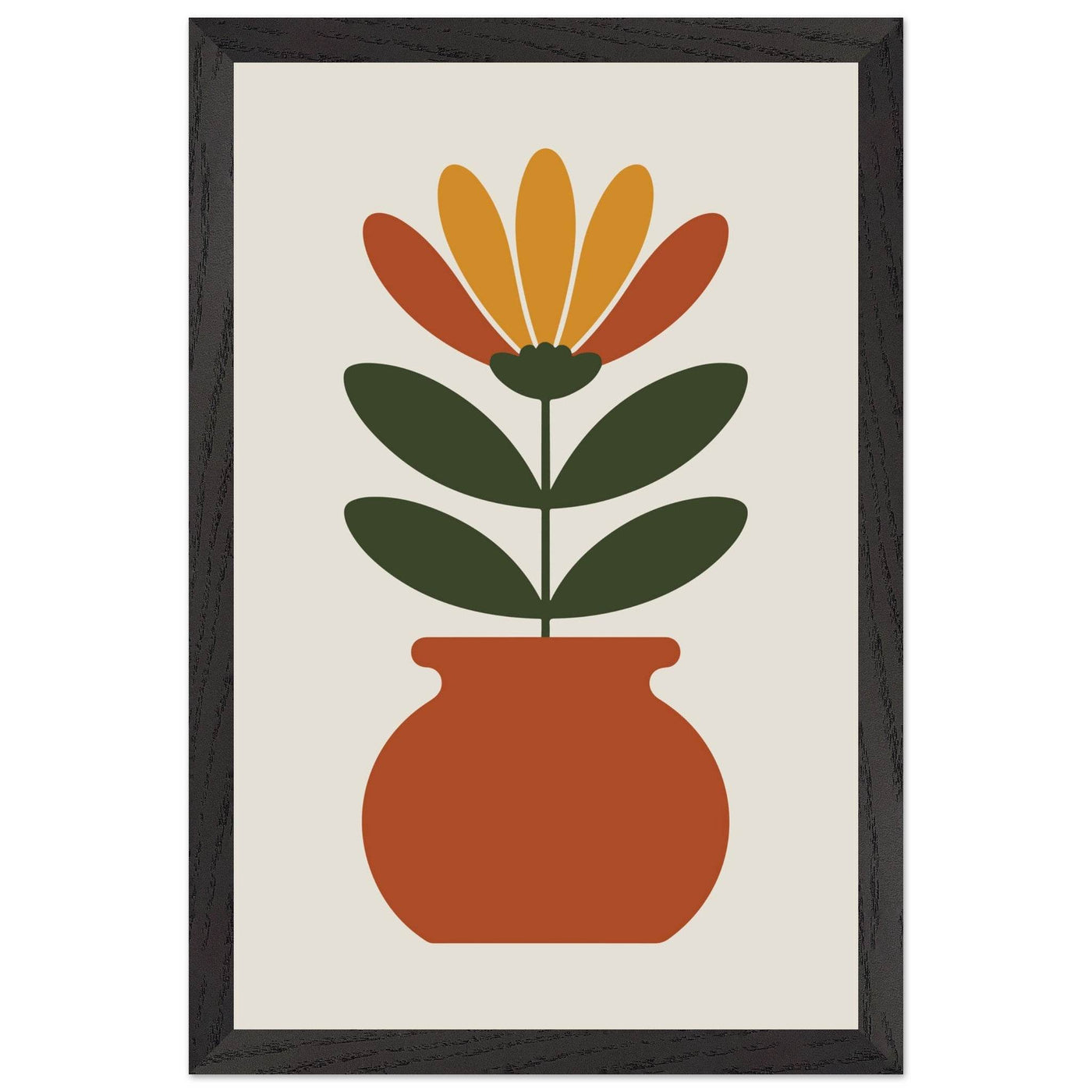 Floral Pot Art - Vibrantwalls