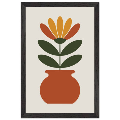 Floral Pot Art - Vibrantwalls