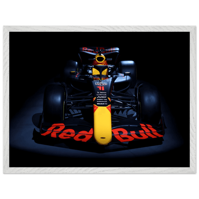 Red Bull Racing F1 Car Framed Poster – Premium Wooden Frame Art - Vibrantwalls