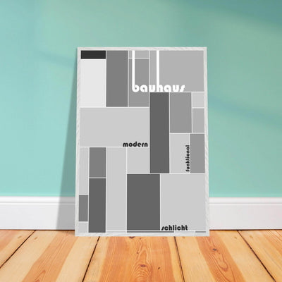 Bauhaus-Style Grid - Vibrantwalls