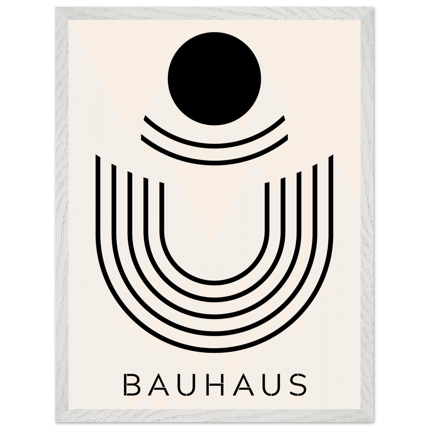 Bauhaus Black & Beige Abstract - Vibrantwalls