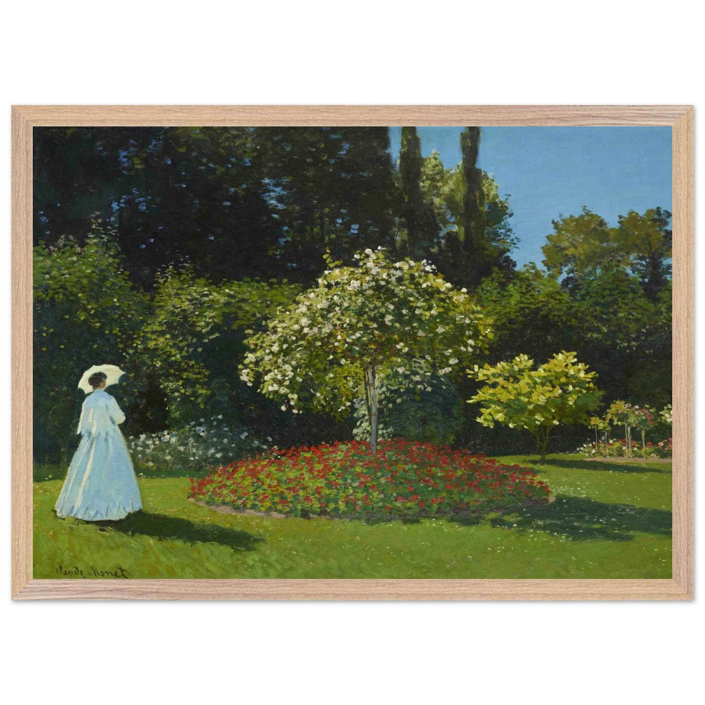 Woman in the Garden Art: Elegant Decor for Nature Lovers - Vibrantwalls