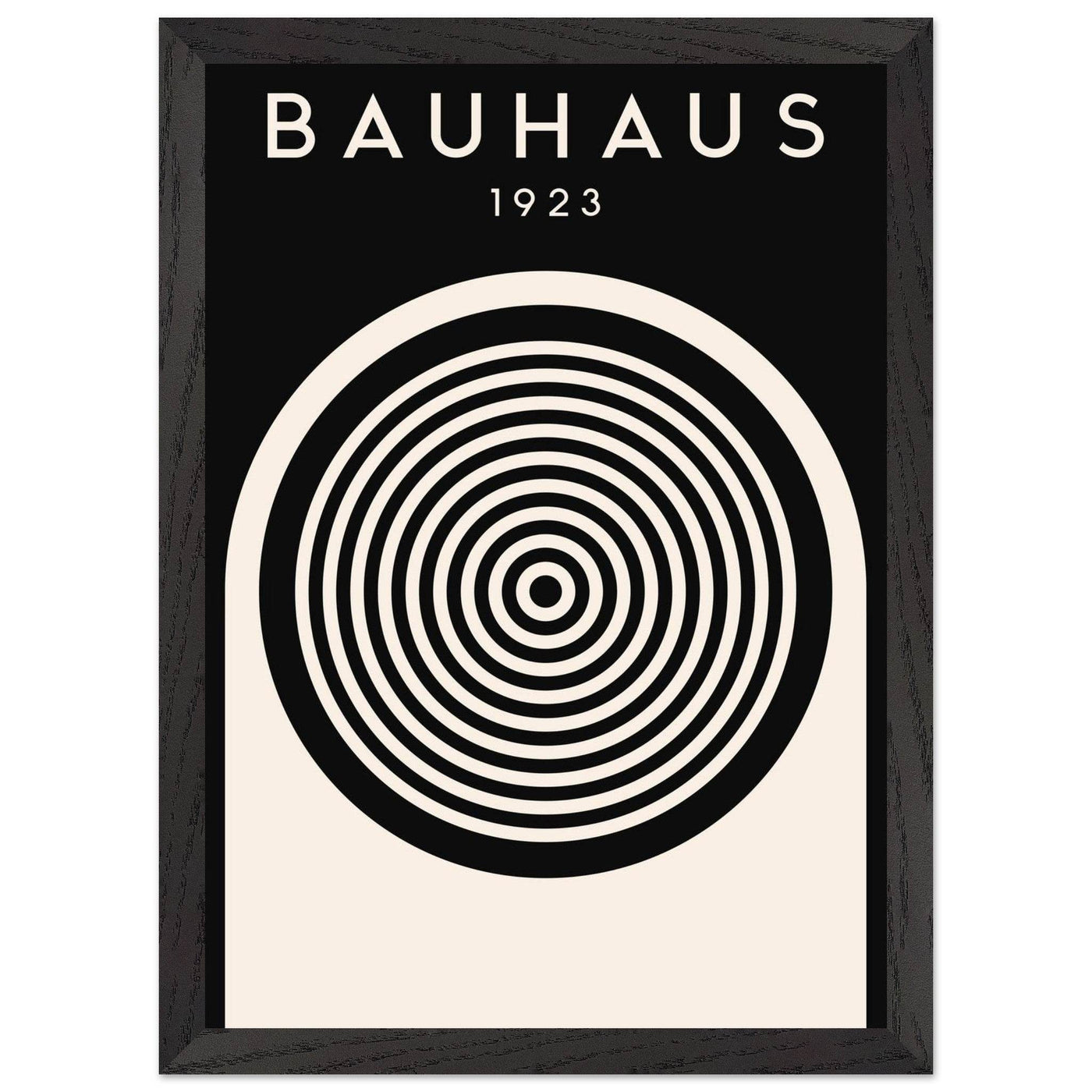 Bauhaus Black & Cream - Vibrantwalls