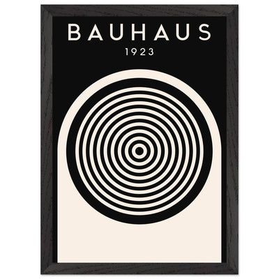 Bauhaus Black & Cream - Vibrantwalls