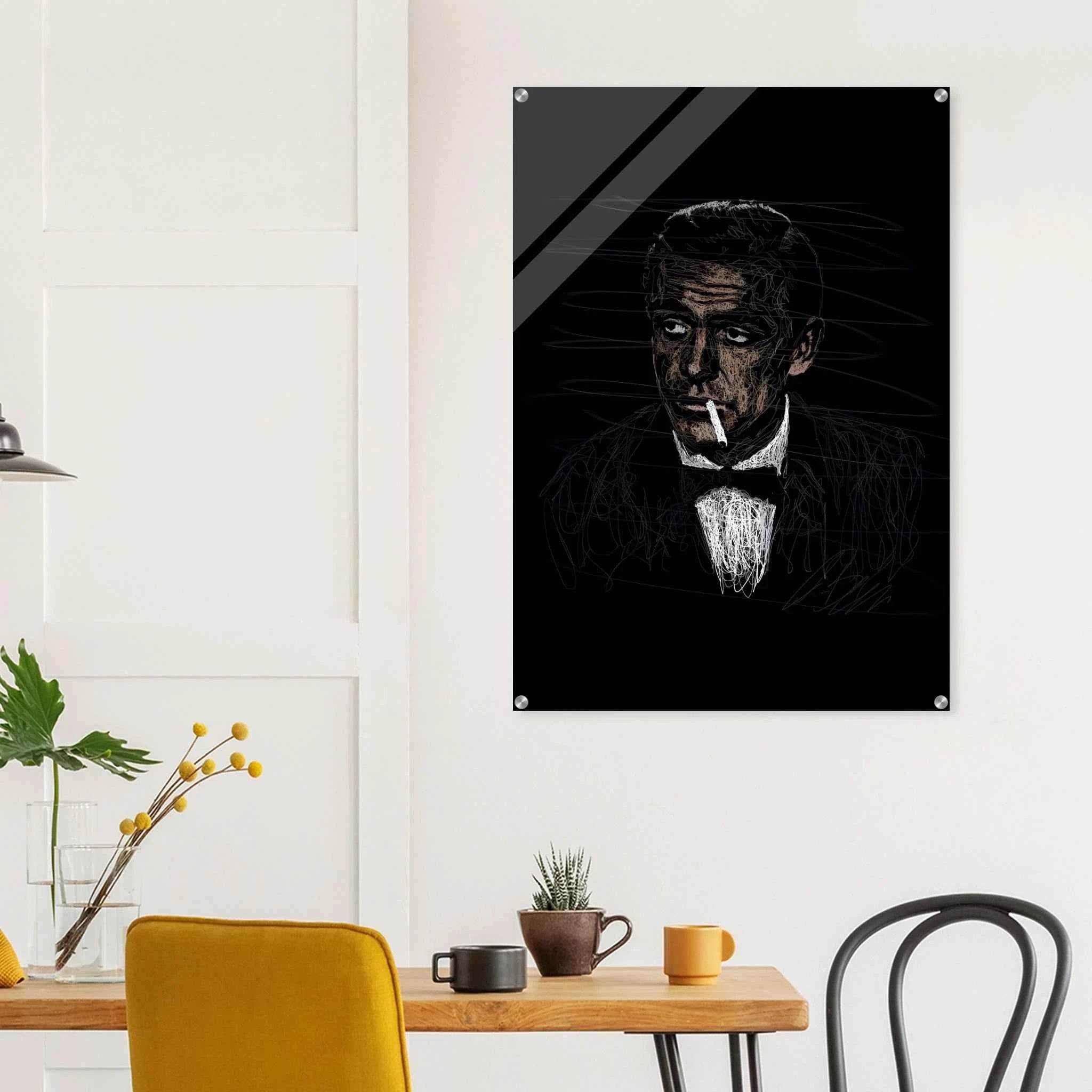 Dean Martin Acrylic Print - Iconic Artwork for Music Lovers - Vibrantwalls