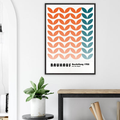 Bauhaus-Style The Blue Waves - Vibrantwalls
