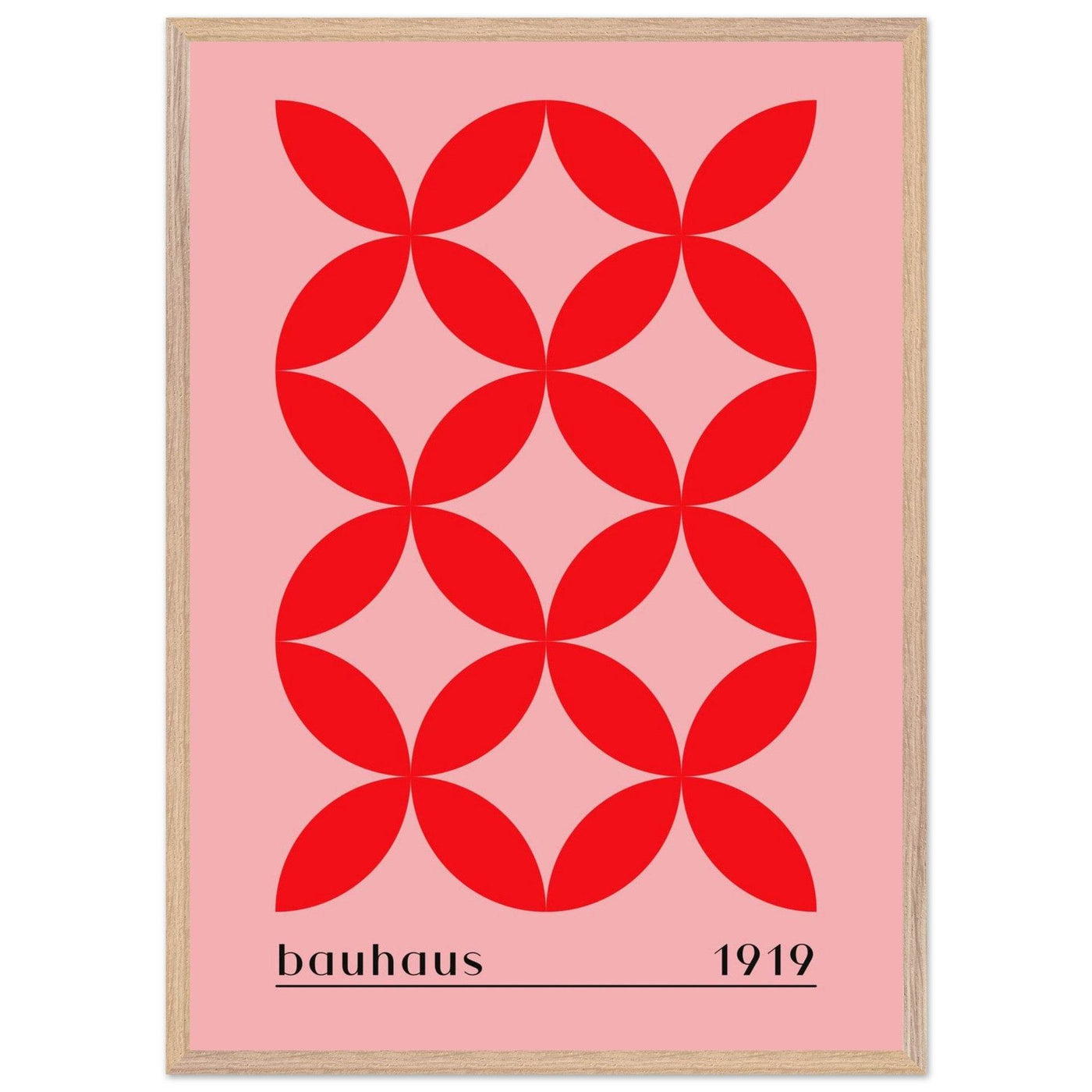 Bauhaus Minimalist Bold Red Geometric Design - Vibrantwalls