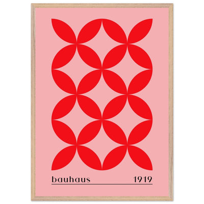 Bauhaus Minimalist Bold Red Geometric Design - Vibrantwalls