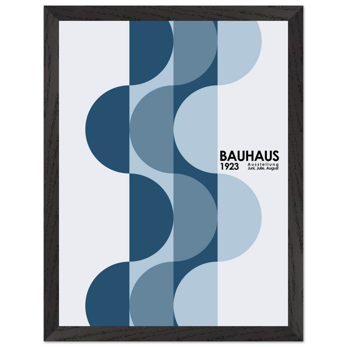Bauhaus-Style The Blue Design - Vibrantwalls