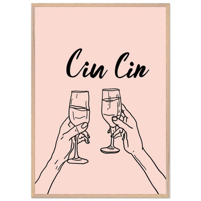 Cin Cin Toast Art Print - Vibrantwalls