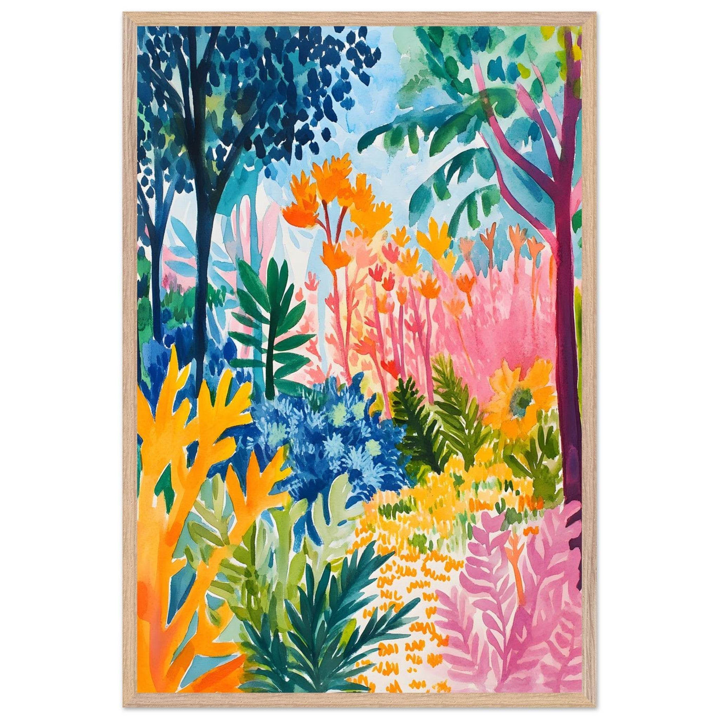 Vibrant Matisse Tropical Dreamscape - Vibrantwalls