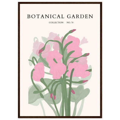 Botanical Garden Collection No. 78 Framed Poster – Blush Pink & Sage Green Floral Art Print | Ready-to-Hang - Vibrantwalls