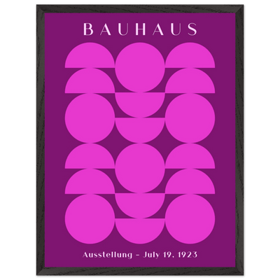 Bauhaus Pink & Purple Abstract - Vibrantwalls