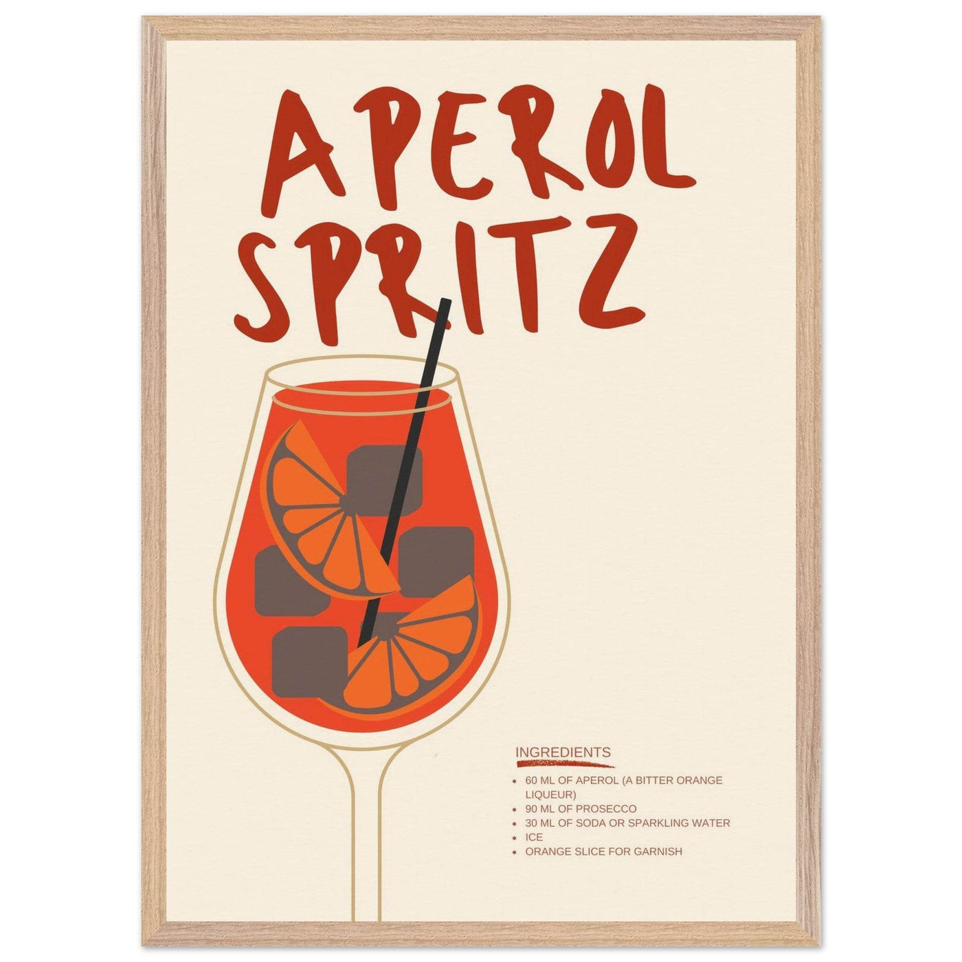 Aperol Spritz - Vibrantwalls