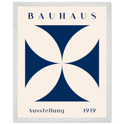 Bauhaus Exhibition 1919 - Navy Cream - Vibrantwalls