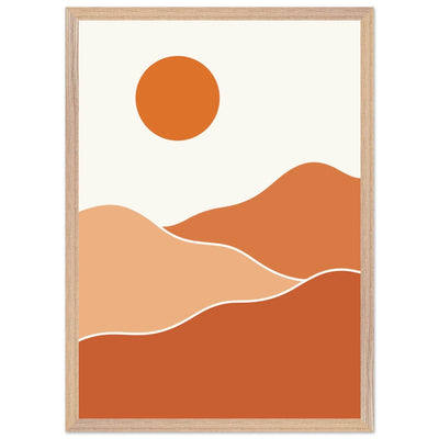 Abstract Desert Sunset - Vibrantwalls