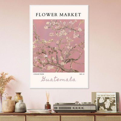 Pink Blossom Nature Framed Poster – Serene Floral Art Print | Ready-to-Hang in Multiple Sizes & Frame Finishes - Vibrantwalls