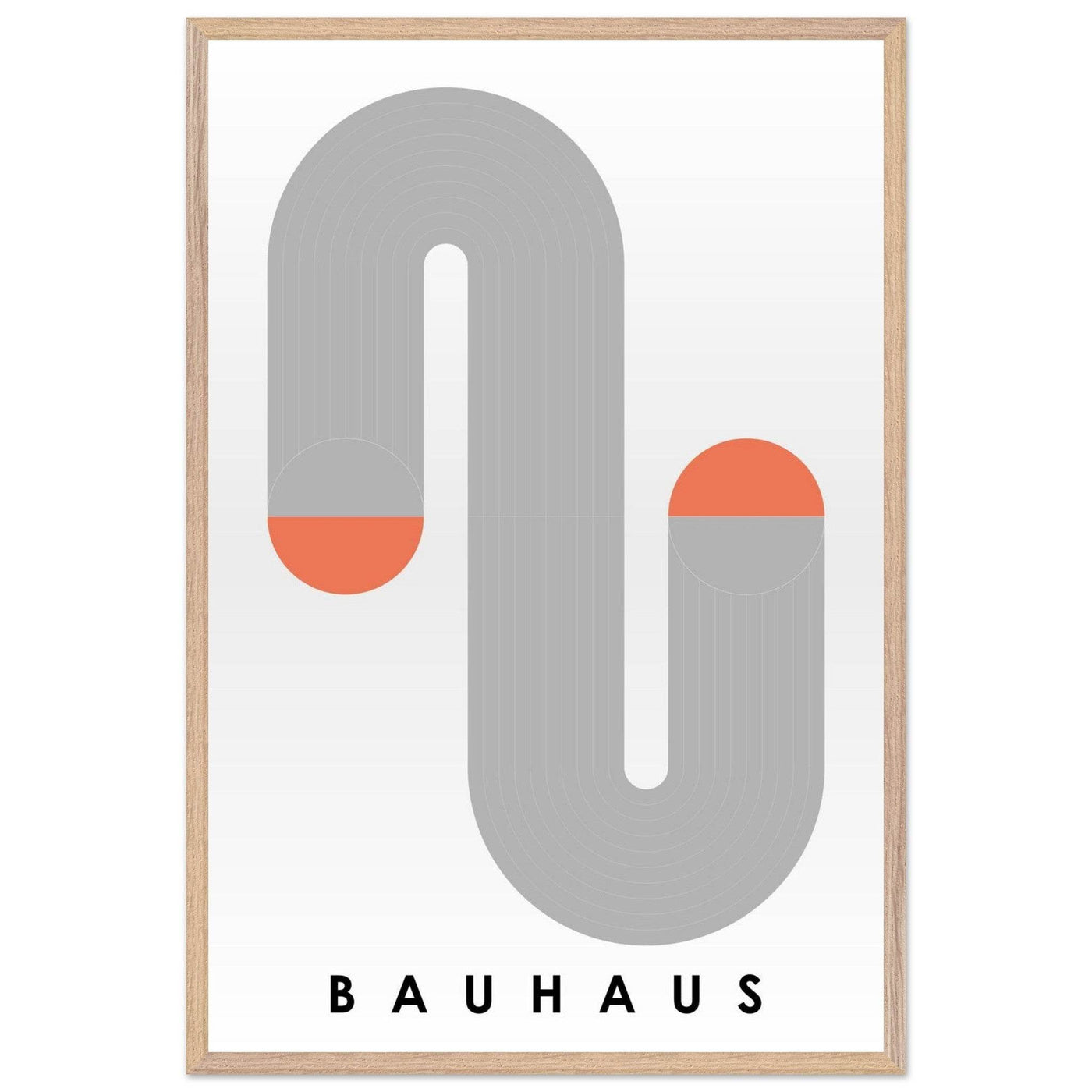 Bauhaus-Style The Blue Tunnel - Vibrantwalls
