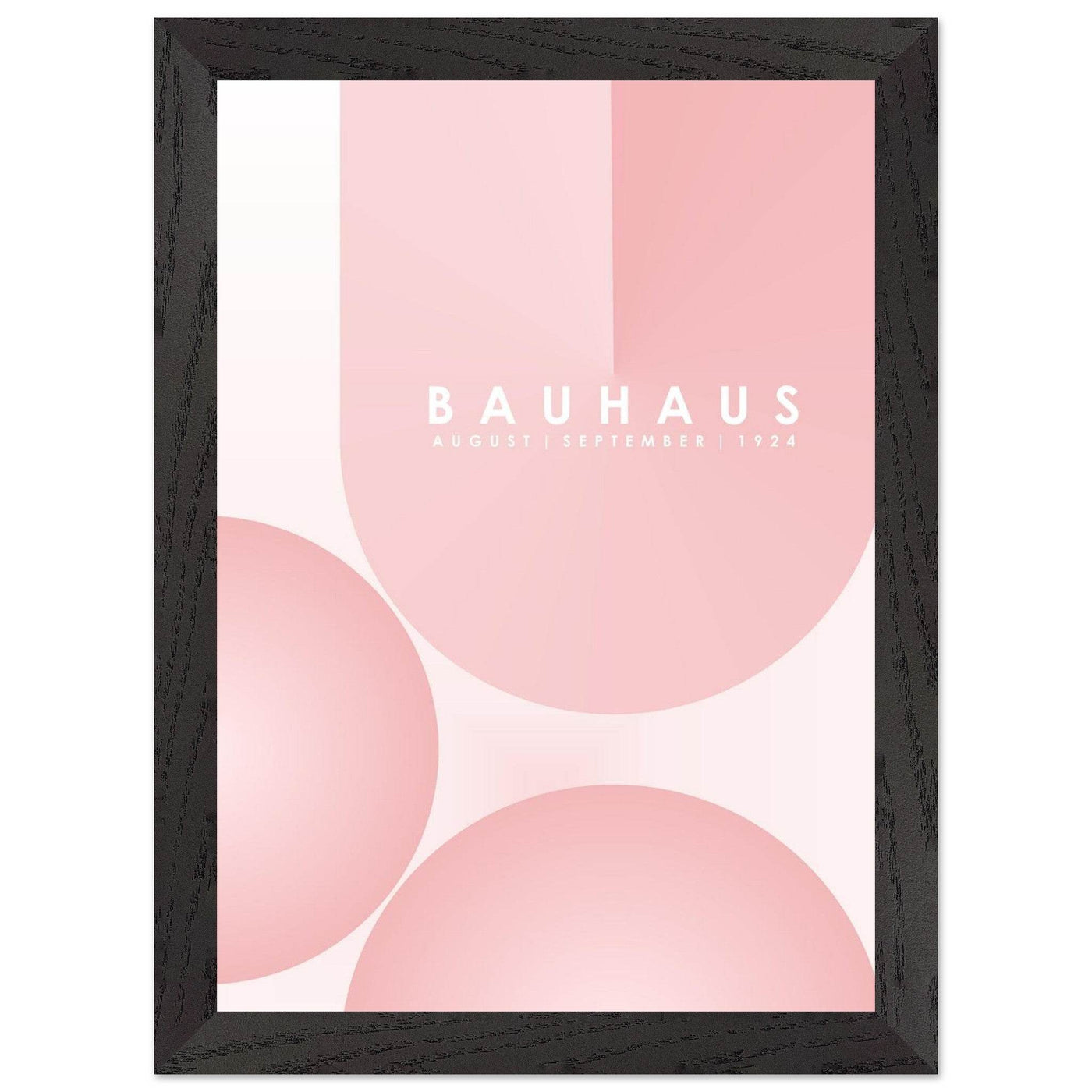 Bauhaus Soft Pink Geometric Design for Contemporary Spaces - Vibrantwalls