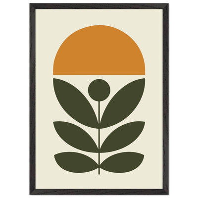 Abstract Botanical Green Plant Modern Art - Vibrantwalls