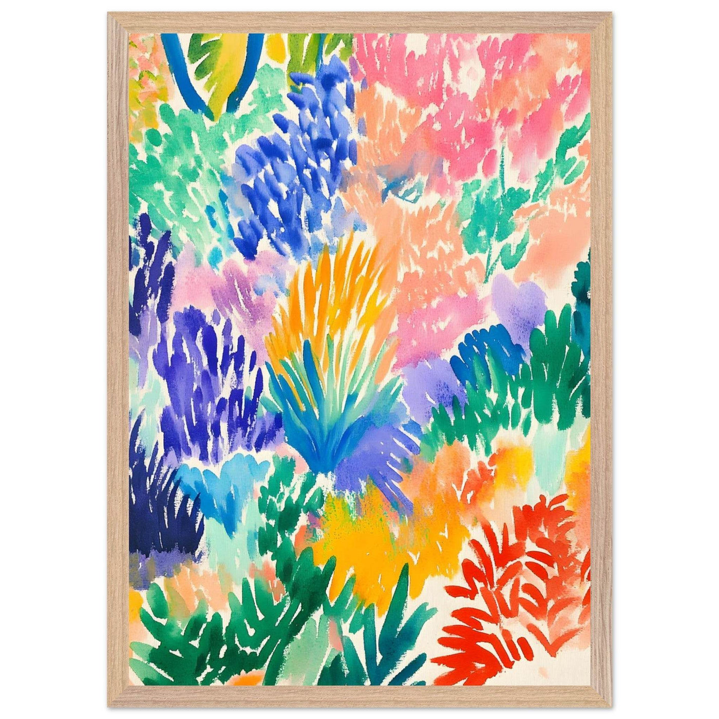 Matisse-Abstract Floral - Vibrantwalls