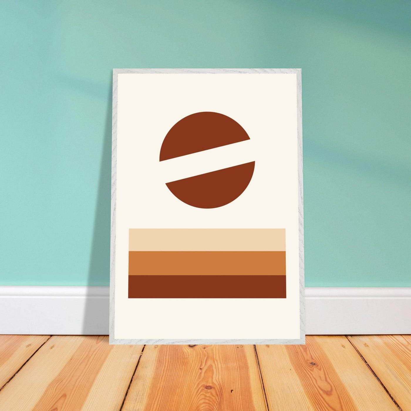 Abstract Desert Landscape Earthy Tones - Vibrantwalls